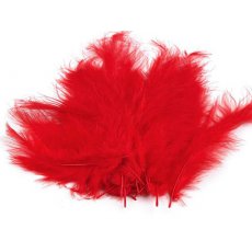150437-5 Pióra strusie - kolor czerwony