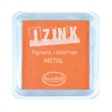 19122 Izink Pigment  -Tusz pigmentowy-Metal Yellow 5 x 5 CM