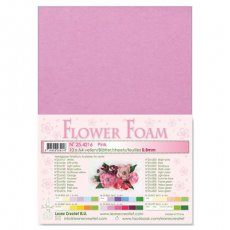 25.4216 Pianka do wykonywania kwiatków -Pink-różowy-arkusz A4