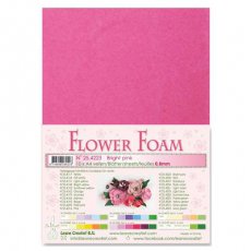 25.4223 Pianka do wykonywania kwiatków -Bright Pink-ciemny różowy-arkusz A4