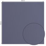2928-053 Papier jednokolorowy dwustronny FLORENCE 30,5x30,5 cm -GRAPHITE