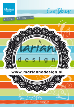 CR1474 Wykrojniki Craftable -Shaker Doily-serwetka okrągła
