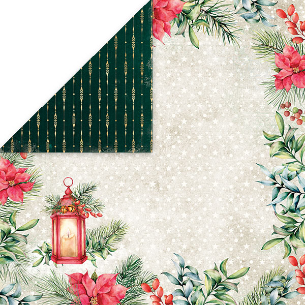 CP-CV04 Papier dwustronny Craft&You Design 30,5x30,5 Christmas Vibes 04
