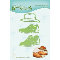 45.3882 Wykrojniki Leane Creatief -Men shoes&hat- męskie buty i kapelusz