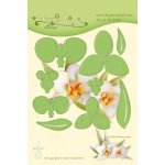 45.4698 Wykrojniki Leane Creatief -kwiat flower 012  orchidea