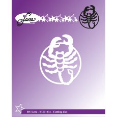 BLD1072 Wykrojnik znak zodiaku skorpion