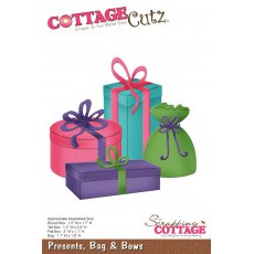 CC-106 Wykrojniki CottageCutz -Presents,Bags&Bows-prezenty-kokardki