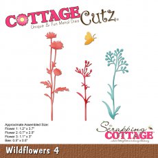 CC-248 Wykrojnik CottageCutz Wildflowers 4