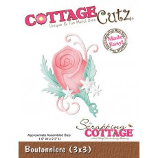 CC3x3-100 CottageCutz Boutonniere (3x3)