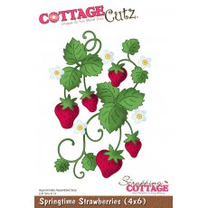 CC4x6-139-Wykrojnik Springtime Strawberries (4x6)