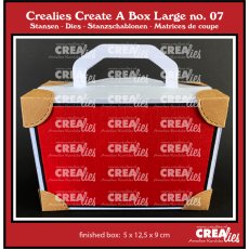 CCABL07 Wykrojnik Crealies • Pudeło - walizka duża
