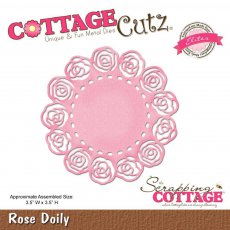 CCE-406 Wykrojniki CottageCutz -Rose Doily