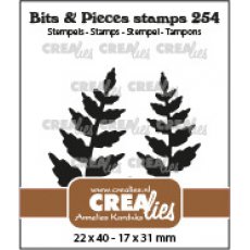 CLBP254 STEMPEL Bits & Pieces Stamps Leaves 39 - liście paproci