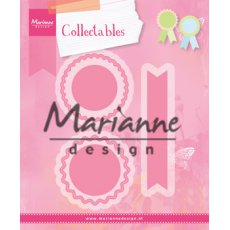 COL1444 Marianne Design Collectable -Rosettes&labels-rozetki i etykietki