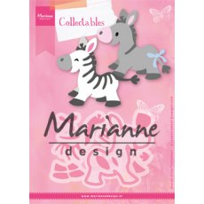 COL1447 Marianne Design Collectable -zebra i osiołek
