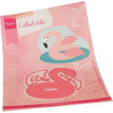 COL1512 Wykrojnik Marianne Design - Collectables - Flamingo Float by Marleen