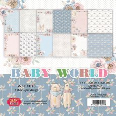 CPB-BW15 Bloczek 15x15 Craft & You Design -Baby World