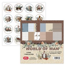 CPB-WM15 Bloczek 15x15 Craft&You Design - World of Man