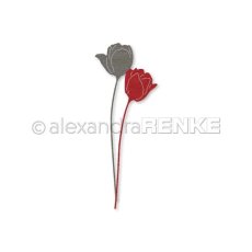 D-AR-FL0225 Wykrojnik Alexandra Renke  "Tulips Pair"