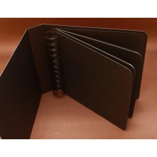 ECO-AL-07C Album z okładką czarny z zaokrąglonymi rogami - 190x165mm