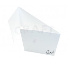 ID-2465 Karta DL okiennica pozioma biała GoatBox