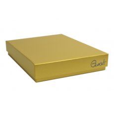 ID-768 Pudełko na kartę A6 złote perłowe - GoatBox