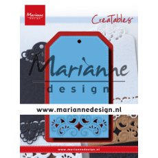 LR0617 Wykrojnik - Marianne Design - classic label-tag