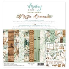 MT-RST-07 RUSTIC CHARMS- Zestaw MINTAY PAPERS 30,5x30,5cm 