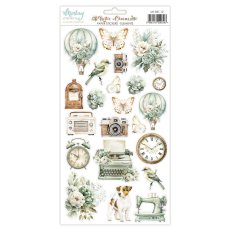 MT-RST-12 RUSTIC CHARMS - MINTAY PAPERS - Naklejki - elementy  - 15,2 x 20,3 cm 