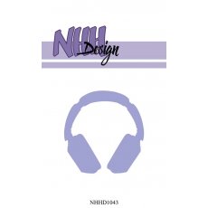 NHHD1043 Wykrojnik NHH Design -"Headphones"