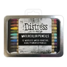 TDH76308  Kredki akwarelowe Ranger • Tim Holtz Distress Watercolor Pencils Kit 1