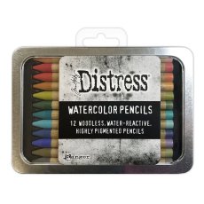 TDH76643  Kredki akwarelowe Ranger • Tim Holtz Distress Watercolor Pencils Kit 3