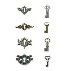 TH92822 Tim Holtz Idea-Ology- Locket Keys