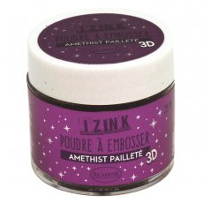 10213 Puder do embossingu brokatowy Izink 3D -Amethist Paillete