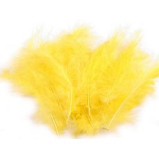150437-2 Pióra strusie - kolor żółty