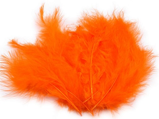  150437-1 Pióra strusie - kolor pomarańczowy