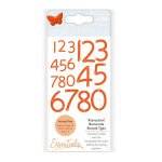 1683E Wykrojnik  Essentials - Simple Type - Numerals - liczby,cyfry