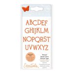 1685E Wykrojnik Essentials - Postal Type - Upper Case - alfabet