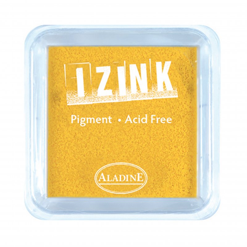  19402 Izink Pigment -Tusz pigmentowy- Yellow 8 x 8 cm