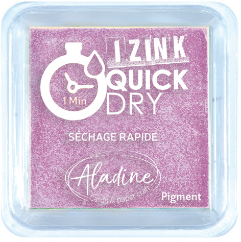  19525 Tusz Aladine * Izink Quick Dry Pigment Medium Ink Pad - pastel purple
