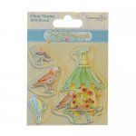 DCCS010 Stemple silikonowe- Forget Me Not - Bird House