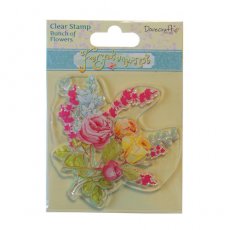 DCCS011 Stempel silikonowy- Forget Me Not- Bunch of Flowers