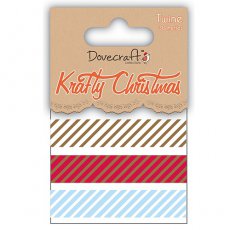 DCXTW07  Sznureczki Twine -Krafty Christmas