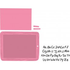 COL1373 Wykrojniki Collectables tablica + stemple School Slate