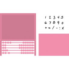 COL1374 Wykrojniki Collectables liczydło +stemple Abacus