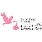 COL1381 Wykrojnik + stemple Marianne Design Collectable - Bocian