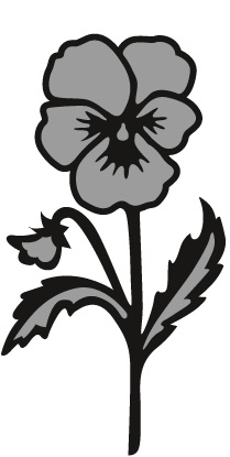 CR1305 Wykrojnik Marianne Design Craftable - Tiny's Pansy