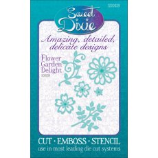 SDD039 Wykrojnik Sweet Dixie -Flower Garden Delight