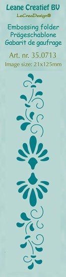 35.0713 Folder do embossingu border Ornamental -bombki