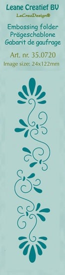 35.0720 Folder do embossingu border Curlicue